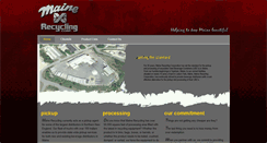 Desktop Screenshot of mainerecycling.com